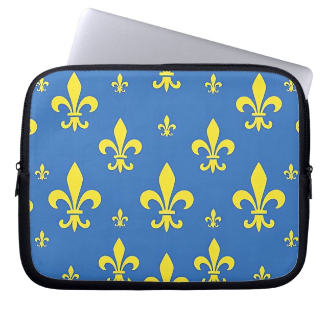 Fleur de Lis  Laptop Sleeve (Front)