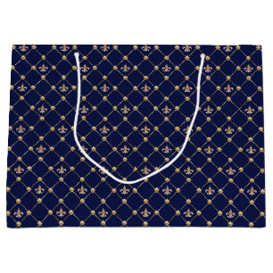 Fleur de Lis Large Gift Bag