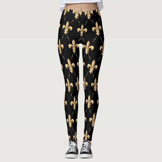 Fleur De Lis Leggings (Devant)