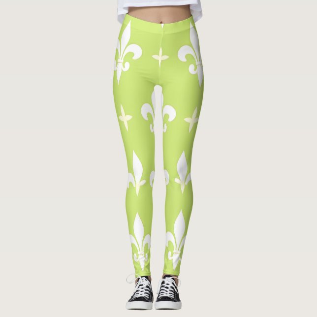 Fleur de Lis  Leggings (Front)
