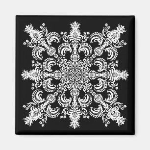 Fleur de lis Meditation Family Reunion Magnet