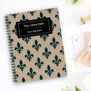 Fleur de Lis Motif, Français, Royal, Vert