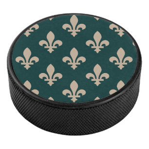 Fleur de Lis Motif, Royal French Creative on Green