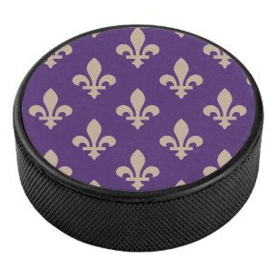 Fleur de Lis Motif, Royal French Creative on Purpl