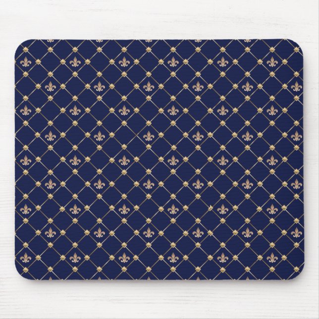 Fleur de Lis Mouse Pad (Front)