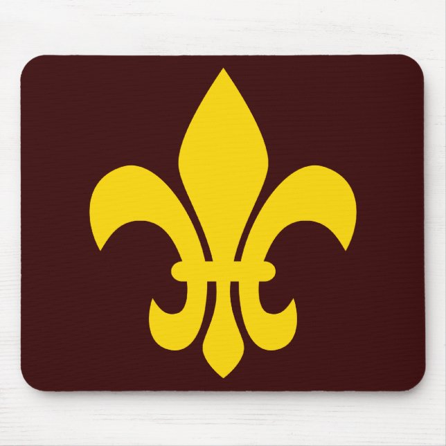 Fleur de Lis Mouse Pad (Front)