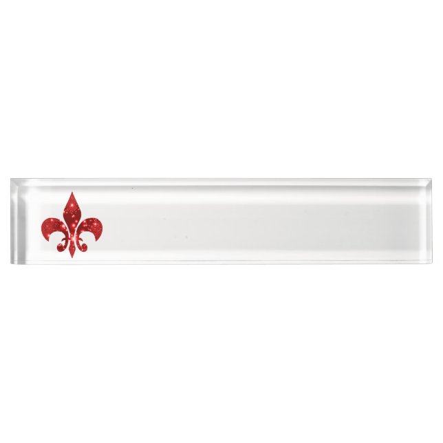 Fleur de Lis Nameplate (Front)