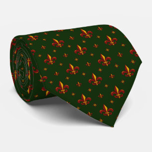 Fleur De Lis Neck Tie
