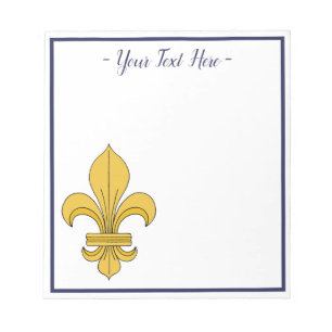 Fleur-de-lis Notepad