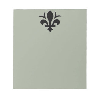Fleur-de-Lis on Note Pad