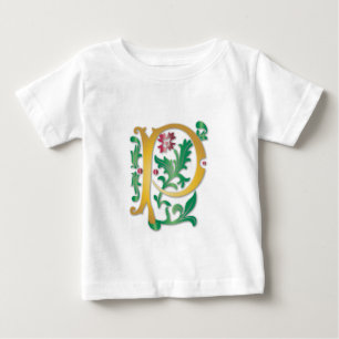 Fleur-de-lis P Monogram Baby T-Shirt