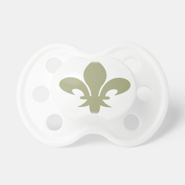 Fleur de Lis pacifier (Front)