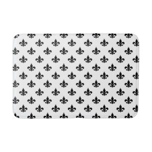 Fleur de Lis pattern Bath Mat