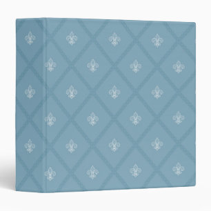 Fleur-de-lis pattern binder