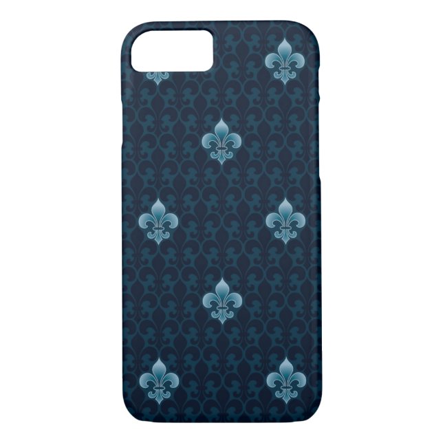 Fleur De Lis Pattern Case-Mate iPhone Case (Back)