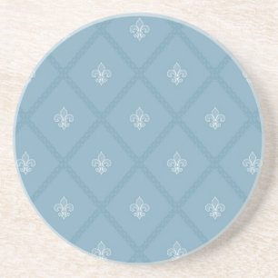 Fleur-de-lis pattern coaster