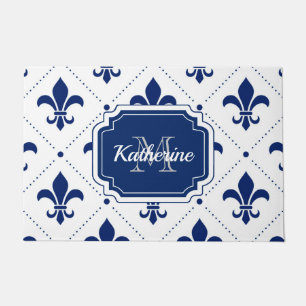 Fleur-de-lis Pattern Doormat