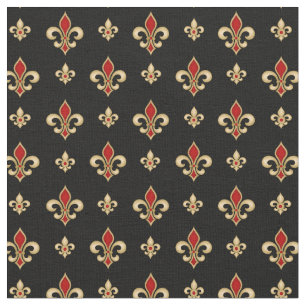 Fleur De Lis Pattern Fabric