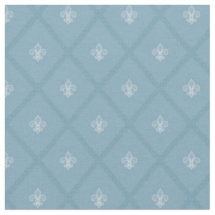 Fleur-de-lis pattern fabric