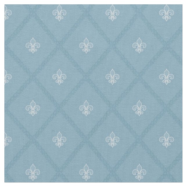 Fleur-de-lis pattern fabric (Close Up)