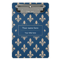 Fleur de Lis Pattern, French, Royal, Cream, Blue