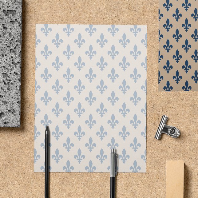 Fleur de Lis Pattern, French, Royal, Navy Blue Flyer (Creator Uploaded)