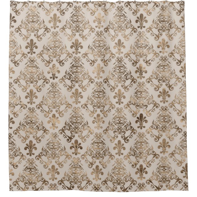 Fleur-de-lis pattern pastel gold (Front)