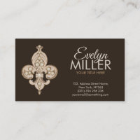 Fleur-de-lis Pearl and Gold Ornament