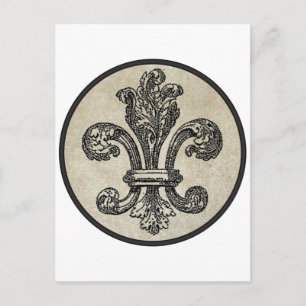 Fleur de Lis Postcard