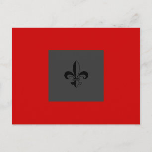 Fleur de lis postcard