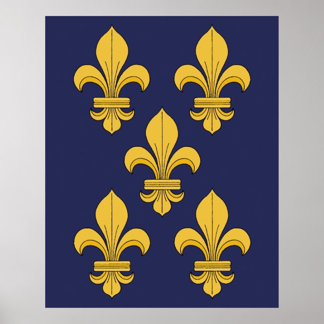 Fleur-de-lis Poster (Front)