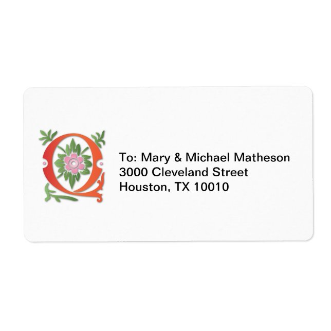 Fleur de lis Q Monogramme (Devant)