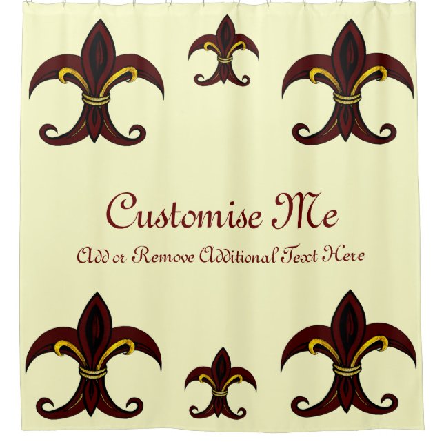 Fleur de Lis Red/Gold (Front)
