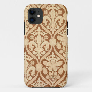 'Fleur-de-Lis', reproduction wallpaper designed by iPhone 11 Case