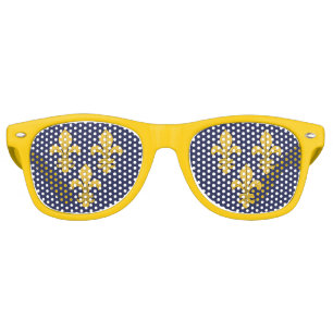 Fleur-de-lis Retro Sunglasses