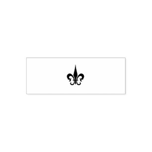 Fleur-De-Lis Rubber Stamp
