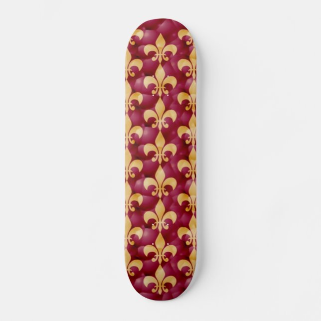 Fleur de Lis Skateboard (Front)