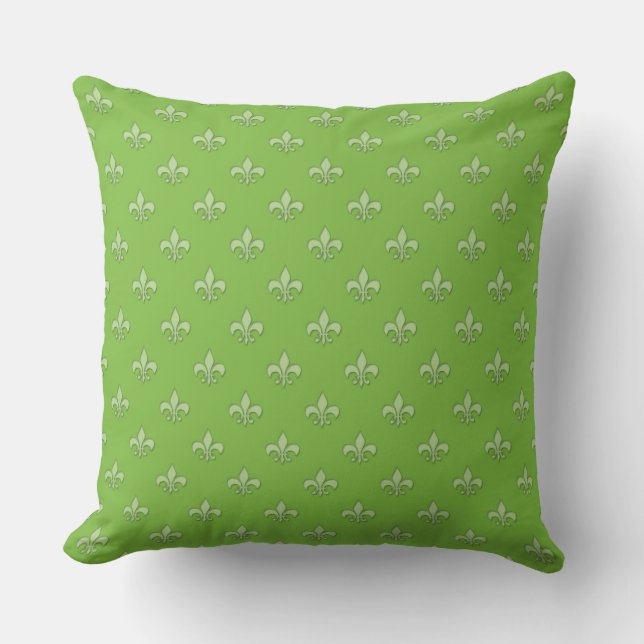 Fleur de Lis - SRF Throw Pillow (Front)