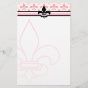 Fleur de Lis Stationary Design Stationery