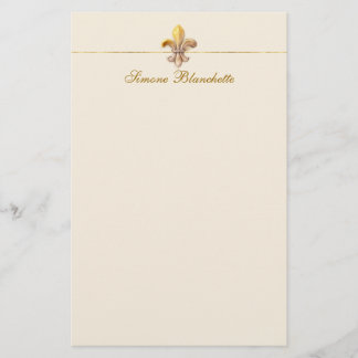 Fleur-de-lis Stationery