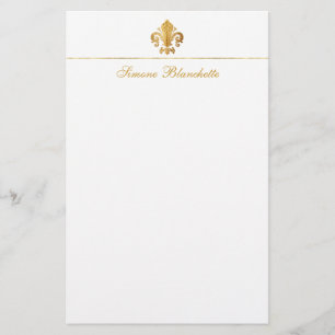 Fleur-de-lis Stationery