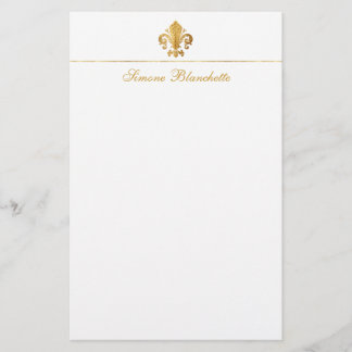 Fleur-de-lis Stationery