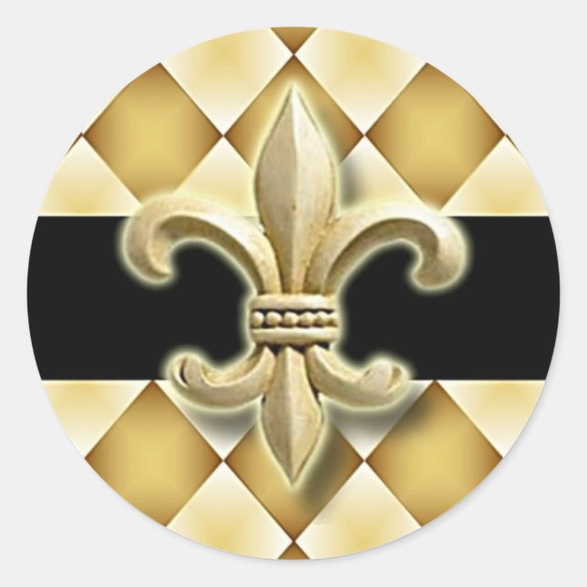 Fleur de Lis Sticker (Front)