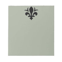 Fleur de Lis sur le carnet de notes