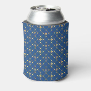 Fleur de Lis symbol Can Cooler