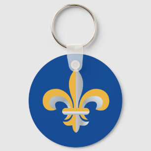 Fleur de Lis symbol Keychain