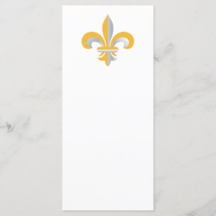 Fleur de Lis symbol Menu