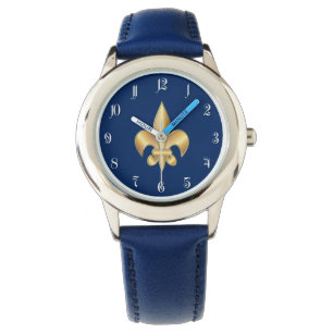 Fleur de Lis symbol Watch