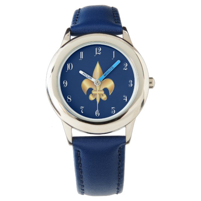 Fleur de Lis symbol Watch (Front)