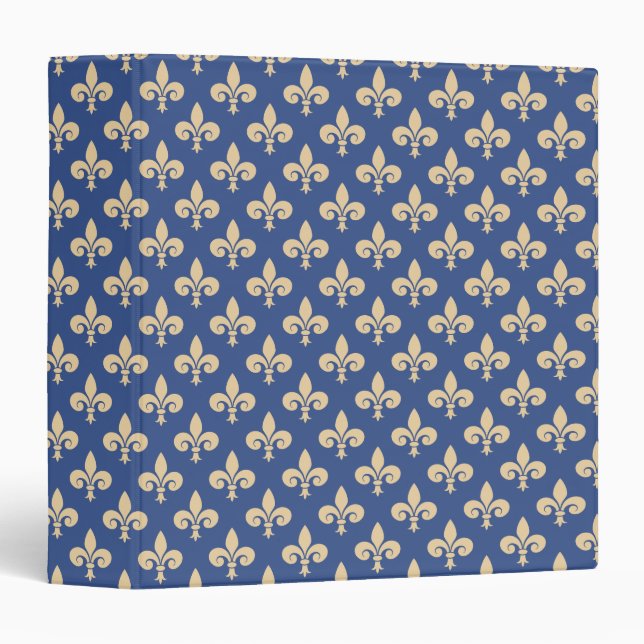Fleur-de-lis symbols binder (Front/Spine)